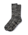 The Camp Sock in Marled Charcoal