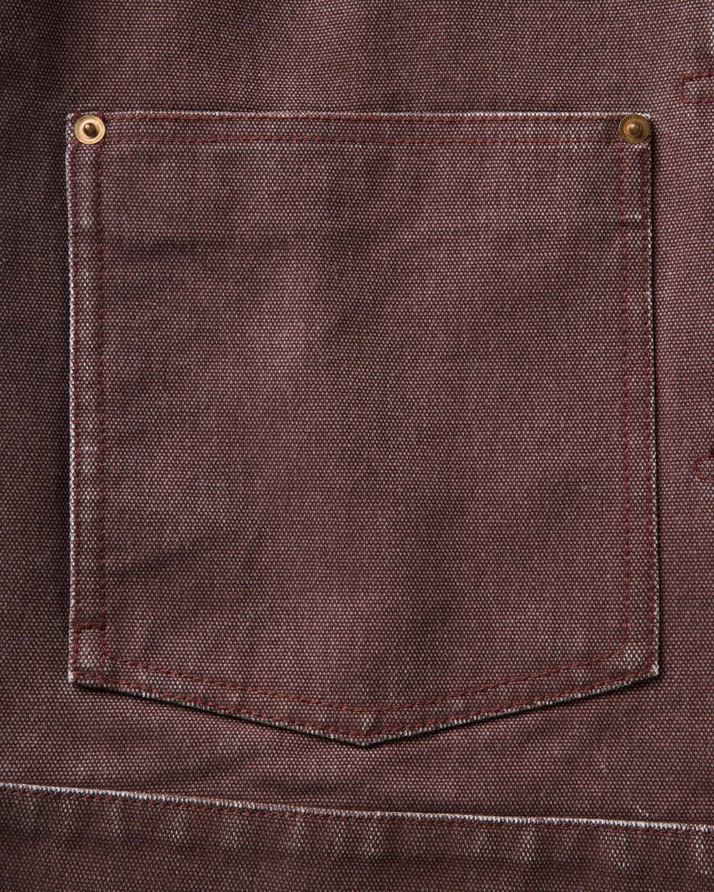 The Ryder Jacket in Burgundy Chipped Canvas