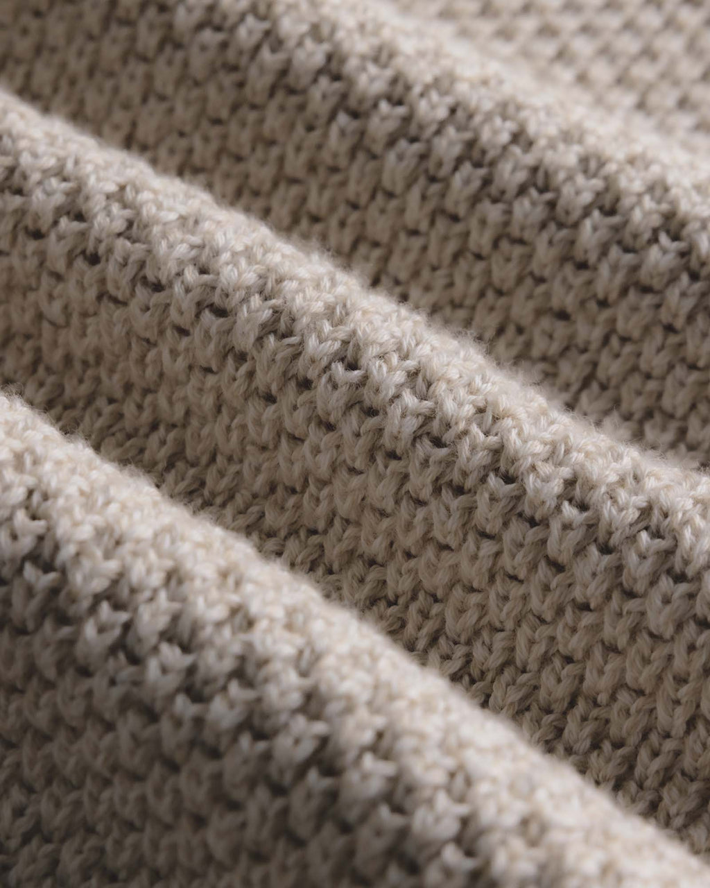 The Crawford Crew Sweater in Marled Natural