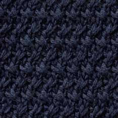 The Button Down Polo in Dark Navy Crochet