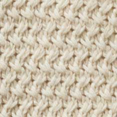 The Button Down Polo in Heather Oat Crochet