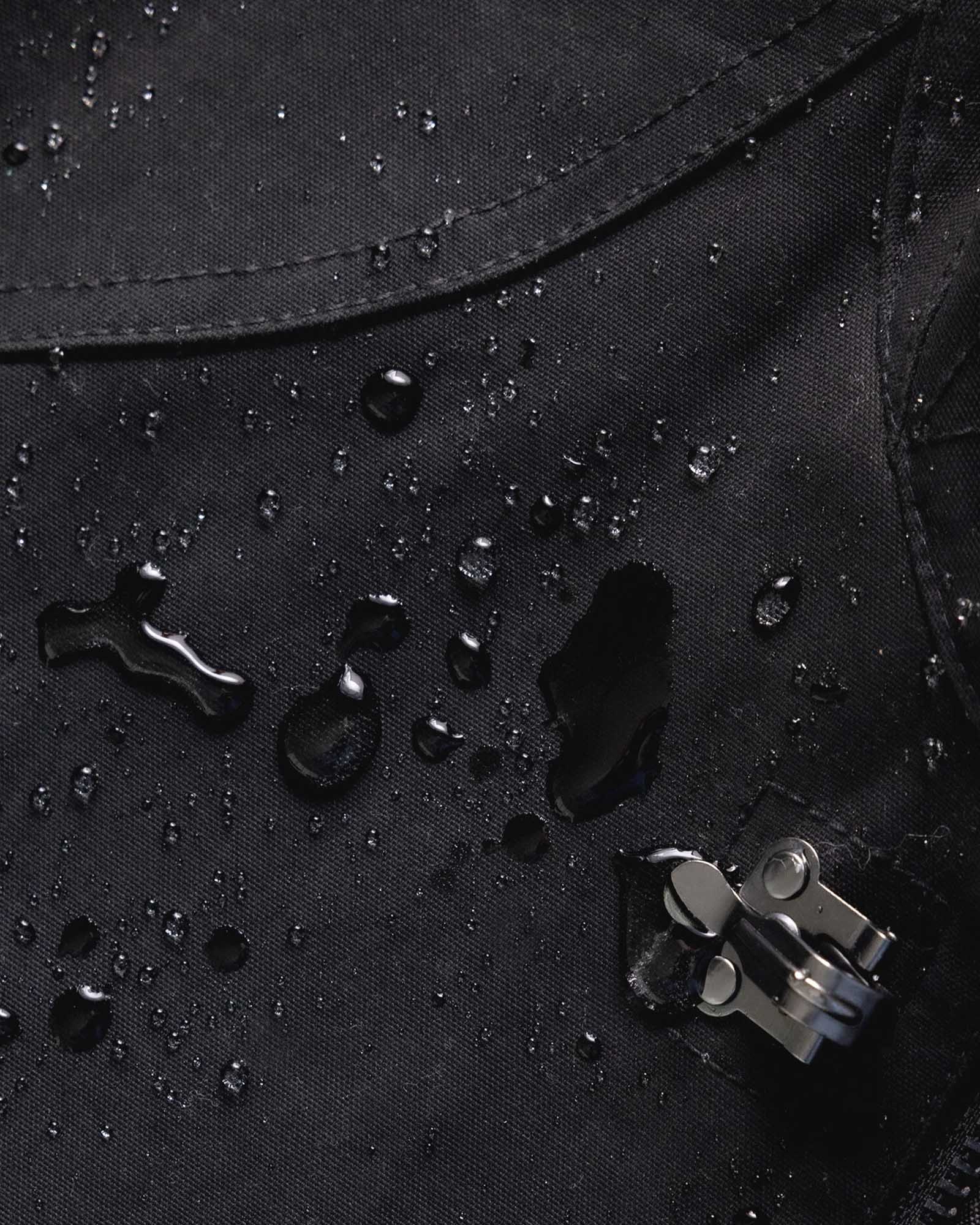 The Cinder Jacket in Coal Dry Wax