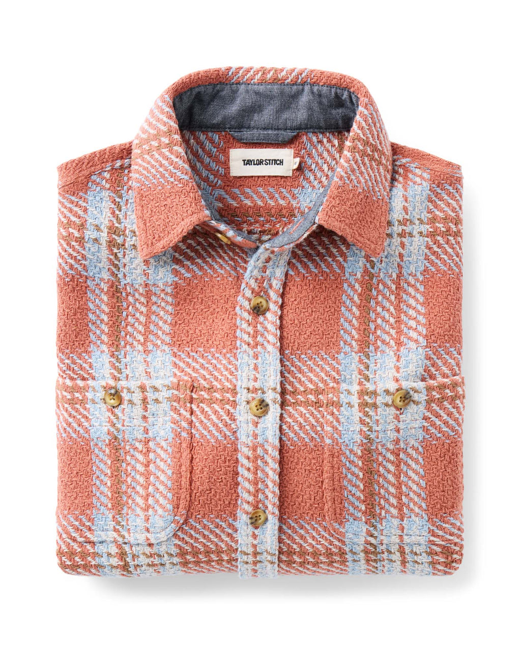 The Cutter Overshirt in Salmon Plaid