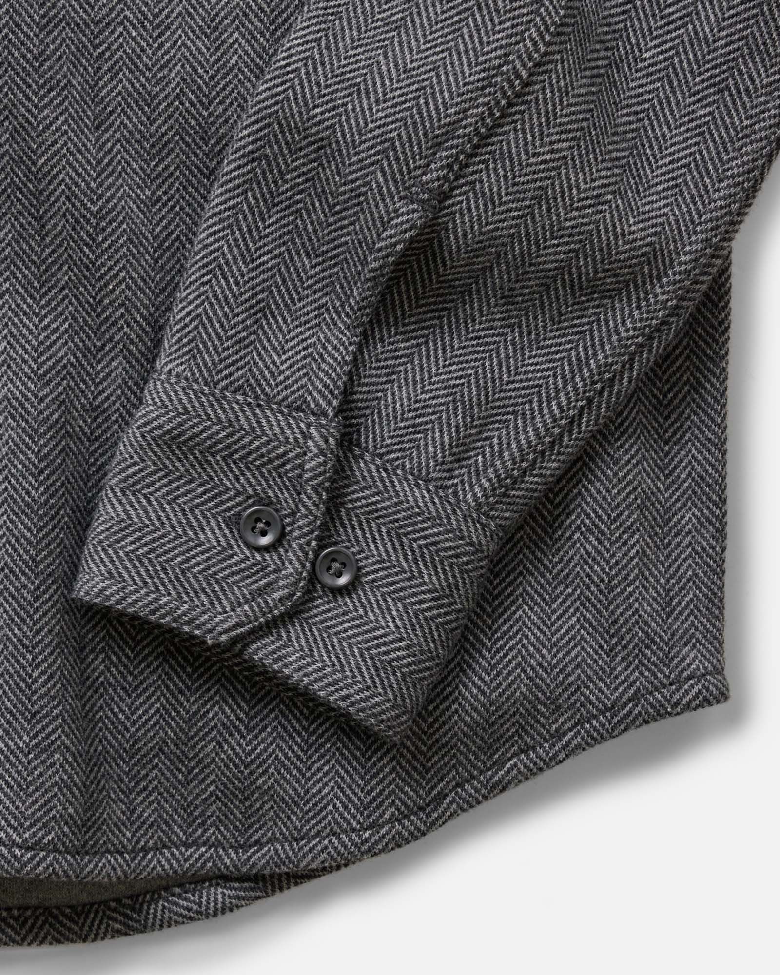The North Shore Knit Shirt in Heather Coal