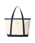 The Schooner Tote in Seeded Natural Chipped Canvas