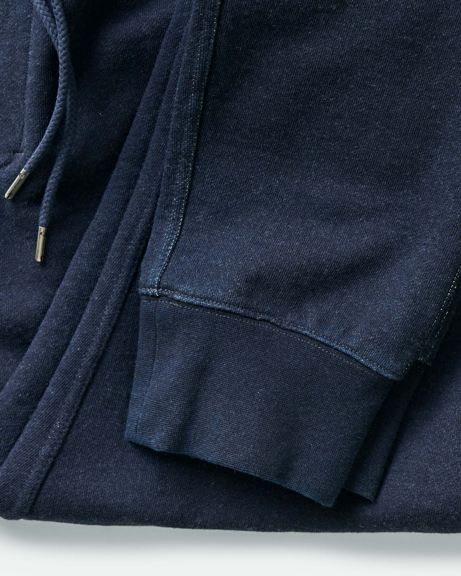 The Sunset Pant in Rinsed Indigo Terry