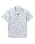 The Hawthorne Shirt in Sky Blue Floral Jacquard