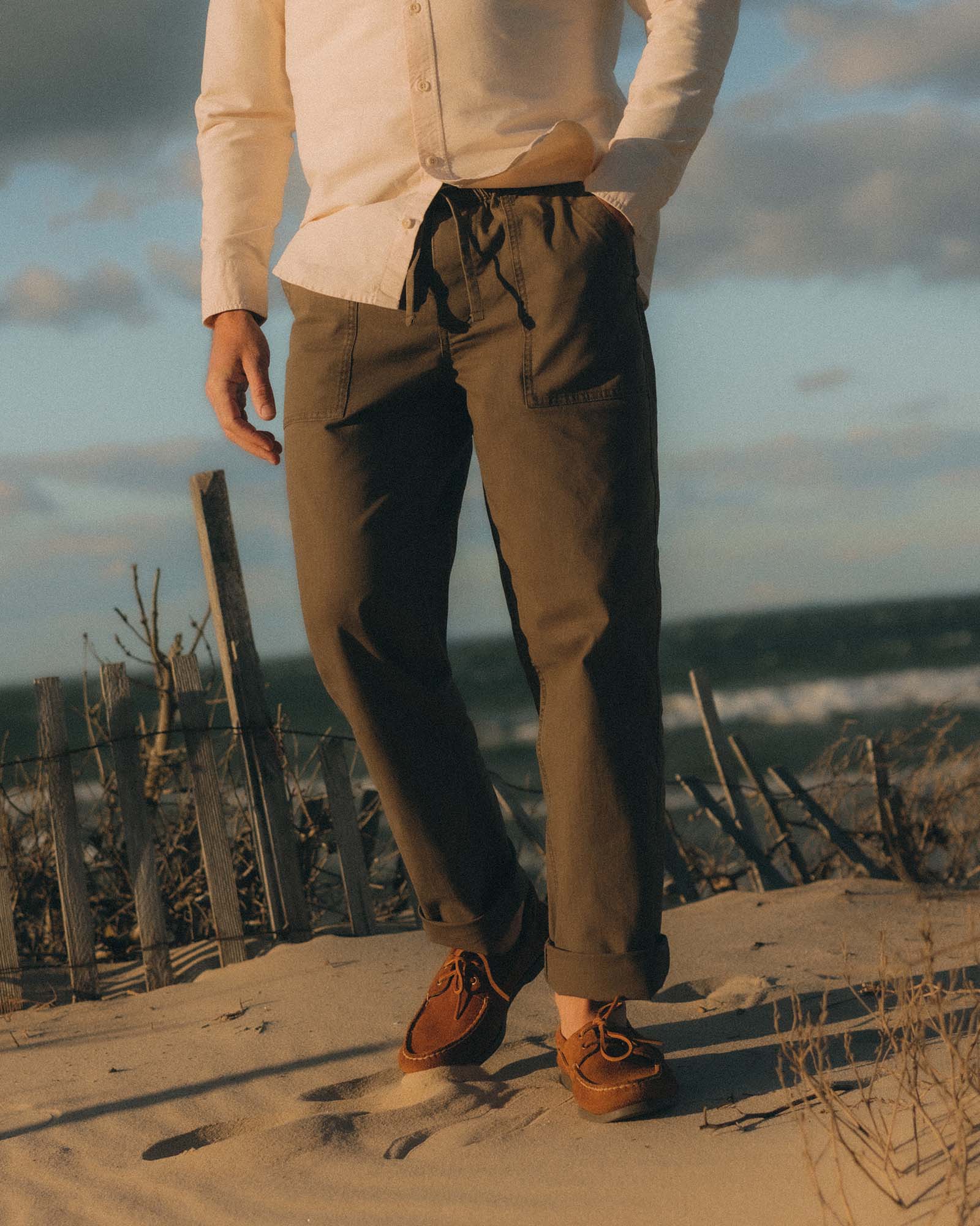 The Breakwater Pant in Mushroom Ripstop
