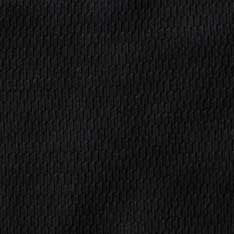 The Organic Cotton Crew in Faded Black Waffle
