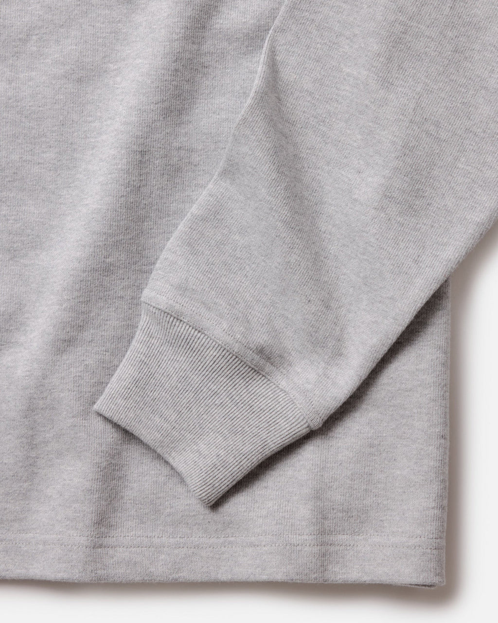 The Rugby Shirt in Heather Grey