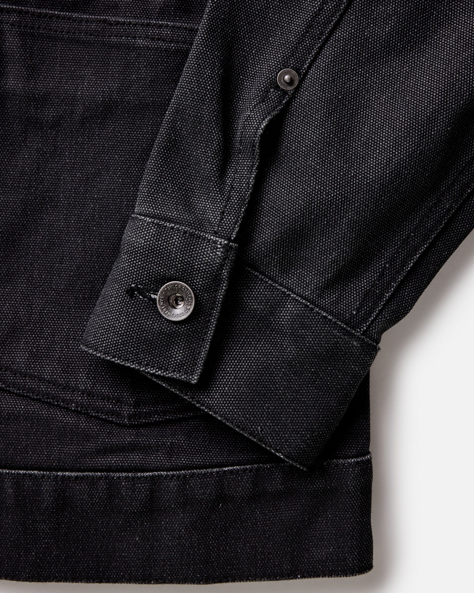 The Ryder Jacket in Coal Chipped Canvas