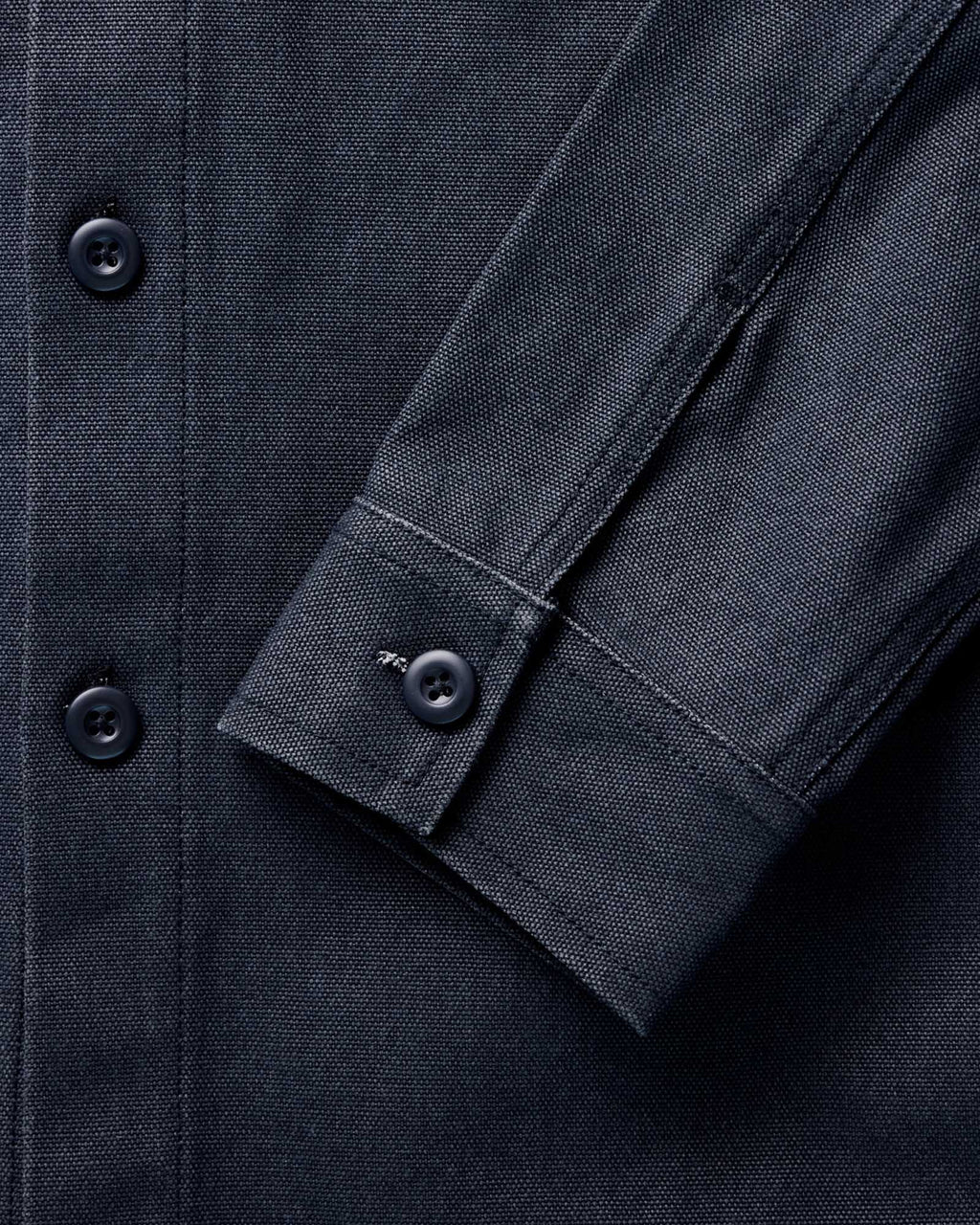 The Shop Shirt in Navy Chipped Canvas