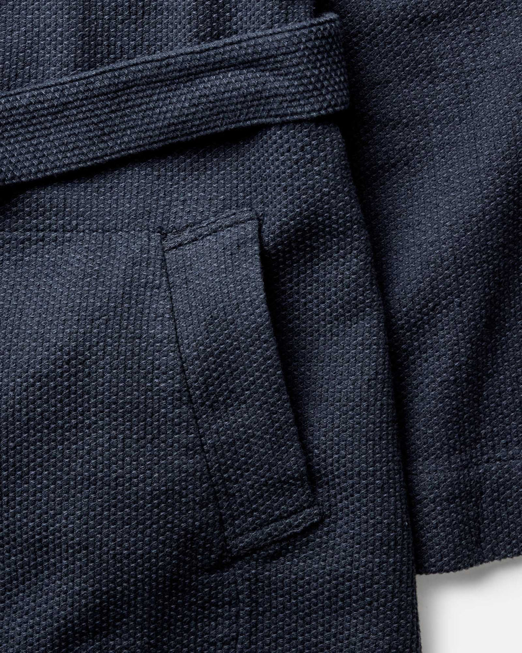 The Apres Robe in Navy Sashiko