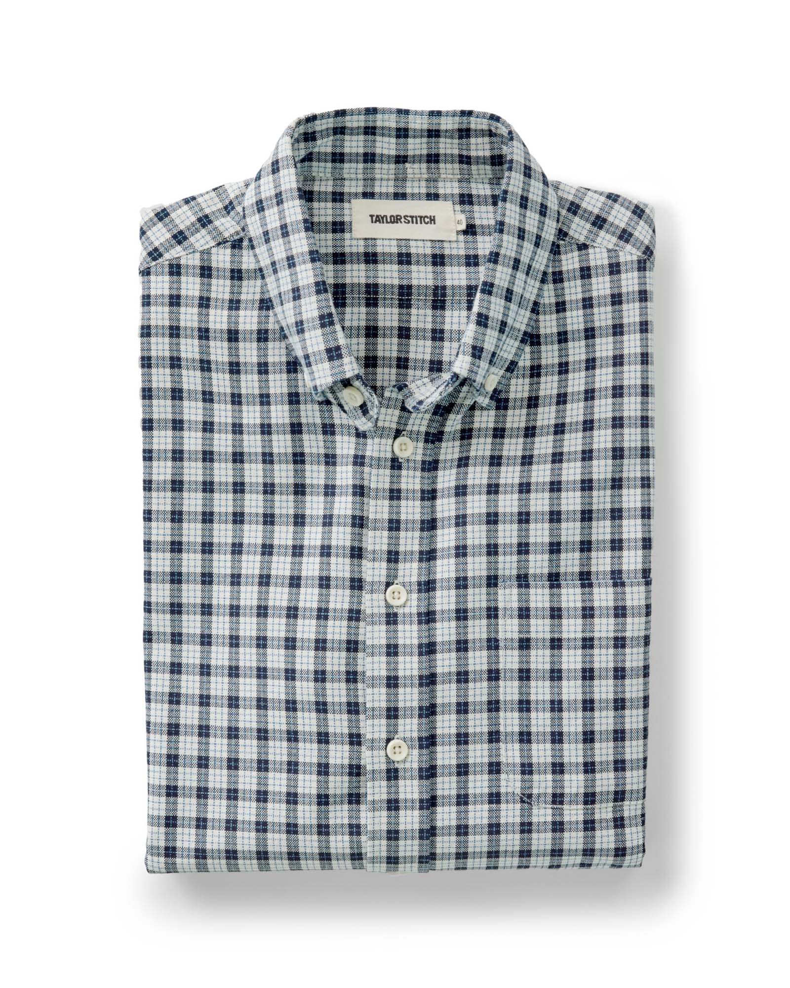 The Jack in Indigo Micro Check Oxford