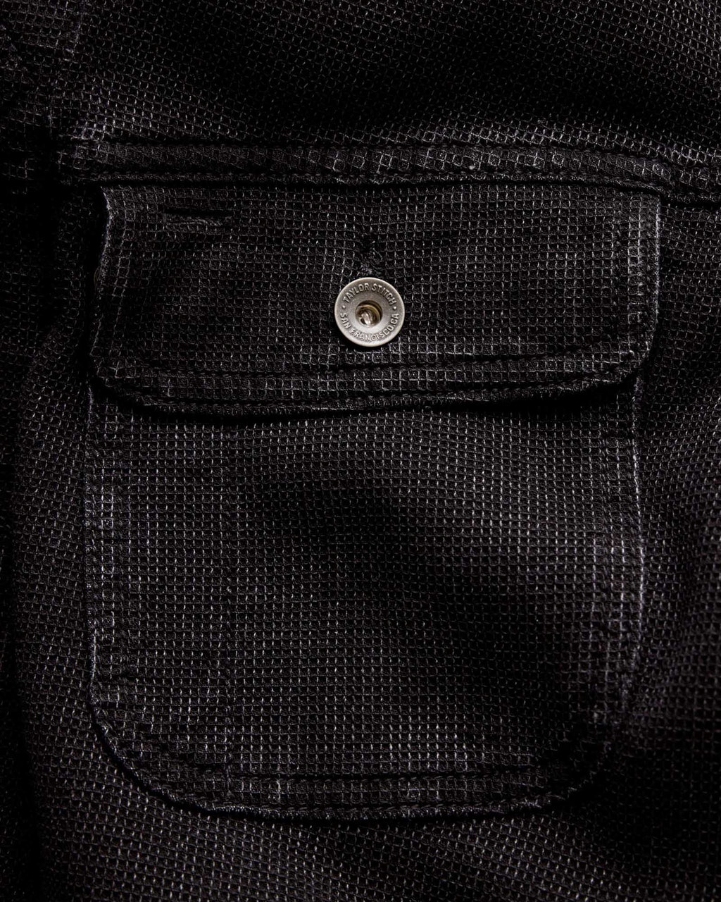 The Long Haul Jacket in Black Indigo Waffle