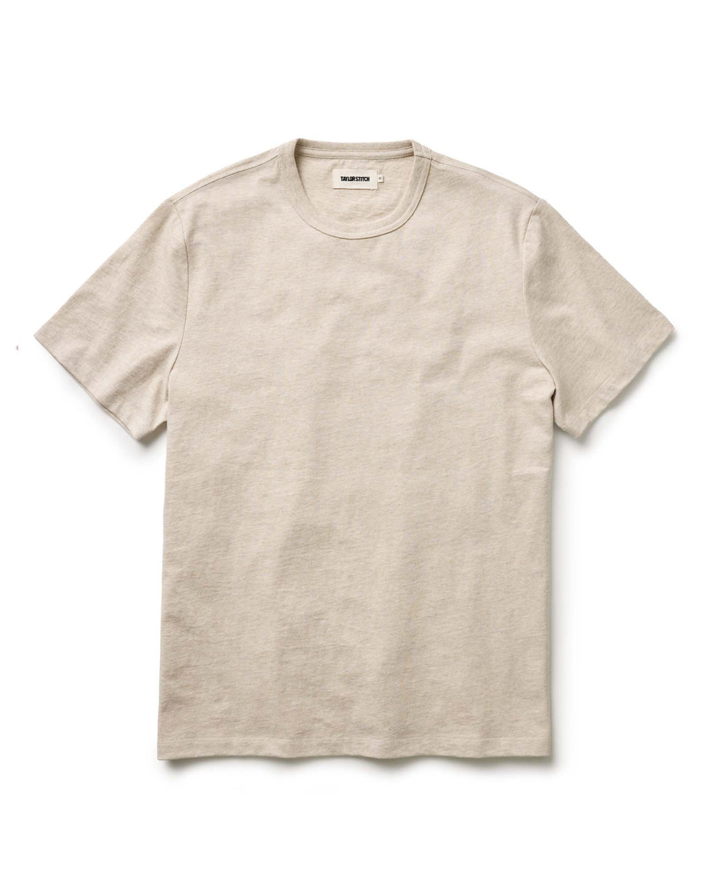 The Organic Cotton Tee in Heather Oat