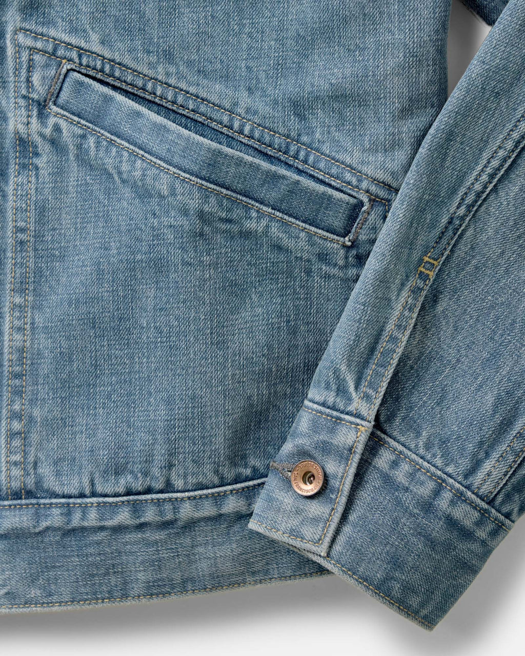 The Roper Jacket in Vintage Wash Organic Selvedge