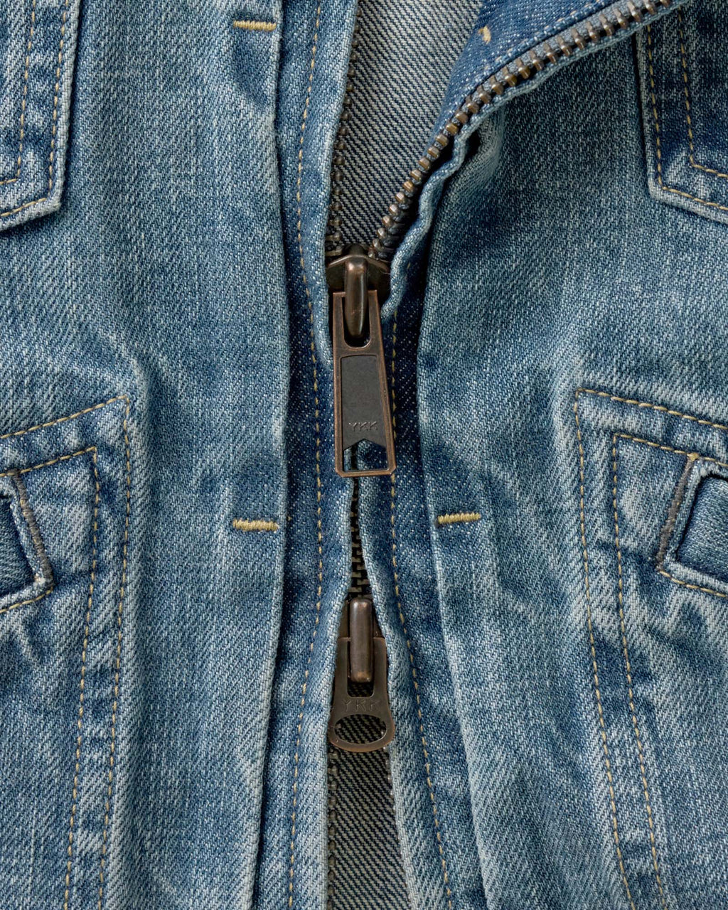 The Roper Jacket in Vintage Wash Organic Selvedge